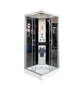 DOCCIA IDROMASSAGGIO DECOR BAGNO "VENERE" CON SEDILE 90X90X215 CM